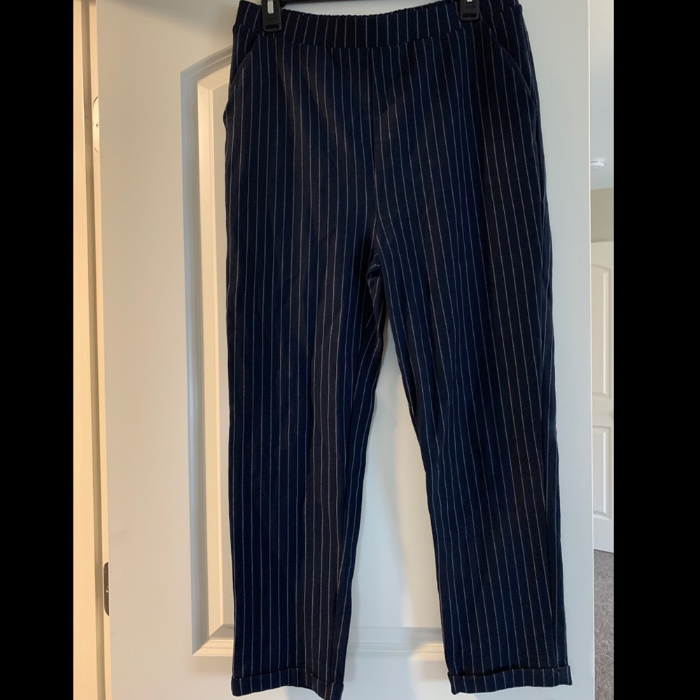 Work flowy pants. Old navy with pine strips